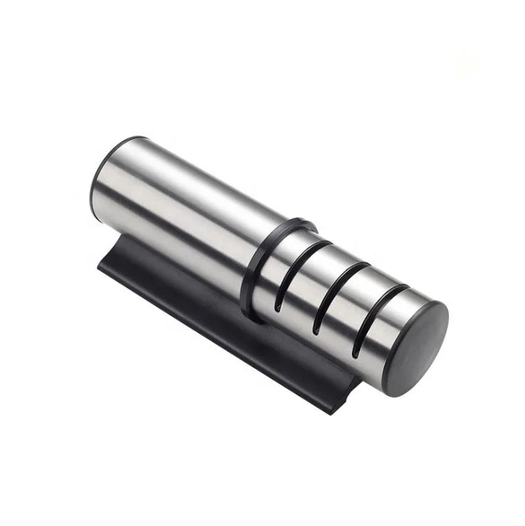 Kitchen Ware 3 Stage Grinding Kitchen Knife Sharpener Cylinder-shaped Corundum Manual Non-slip Base Blade Knife Sharpener