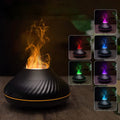 RGB Color Night Light Volcanic Flame Essential Oil Aroma Diffuser USB Charge 130ml Scent Diffuser Fire Humidifier