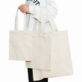 Wholesale Custom Printed Tote Canvas Bag with Long Rope Handle Reusable Cotton Shopping Bags for School Work Daily Life
