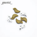 YuenZ Antique Silver Color Charms Animal Bird Zinc Alloy Jewelry DIY Charms Pendant Necklace Earring Bracelet 12*7mm D558