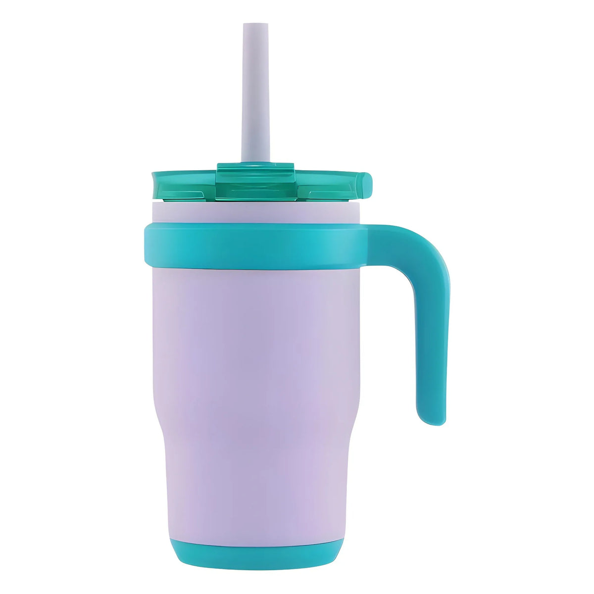 14oz Eco-Friendly Cute Design Leakproof Insulated Stainless Steel Tumbler with Handle Straw Keeps Drinks Cold 18 Hours for Kids MegaBDM
