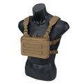 IDOGEAR KGR Tactical Mini Chest Rig Hunting Molle Vest Tactical Combat Chest Rig with Triple Mag Pouch