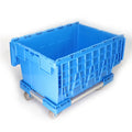 Attached Lid Solid Box Plastic Storage Box with Stack and Nest Feature for Moving and Organization 100% Virgin Material PP