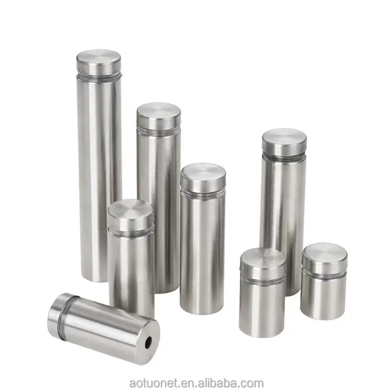 Professional Metal Parts Stainless Steel Glass Holder Advertising Nail Standoff Bolts Sign Standoff