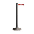 Crowd Control Custom Color Stainless Steel 201/304 Bank & Airport Queue Line Retractable Belt Barrier Management