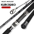 MAD MOUSE Popping Rod New Japan Full Fuji Parts Cross Carbon Boat ROD Kuroshio 2.4m 80H 2.64m 88XH 28kgs PE3-10 Ocean Rod