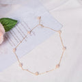 Haiyang 2021 Fashion Jewelry Wholesale Customized Adjustable Star Shape Link Chain Necklace Natural Freshwater Pearls