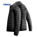 LAYENNE Men's Hooded Lightweight Men Hooded Zipper Down Puffer Jacket Winter Clothes for Men