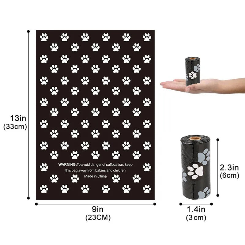 Dog Waste Bags Poop Bags Extra Thick Strong 100% Leak Proof Biodegradable Simple Fruit Scent