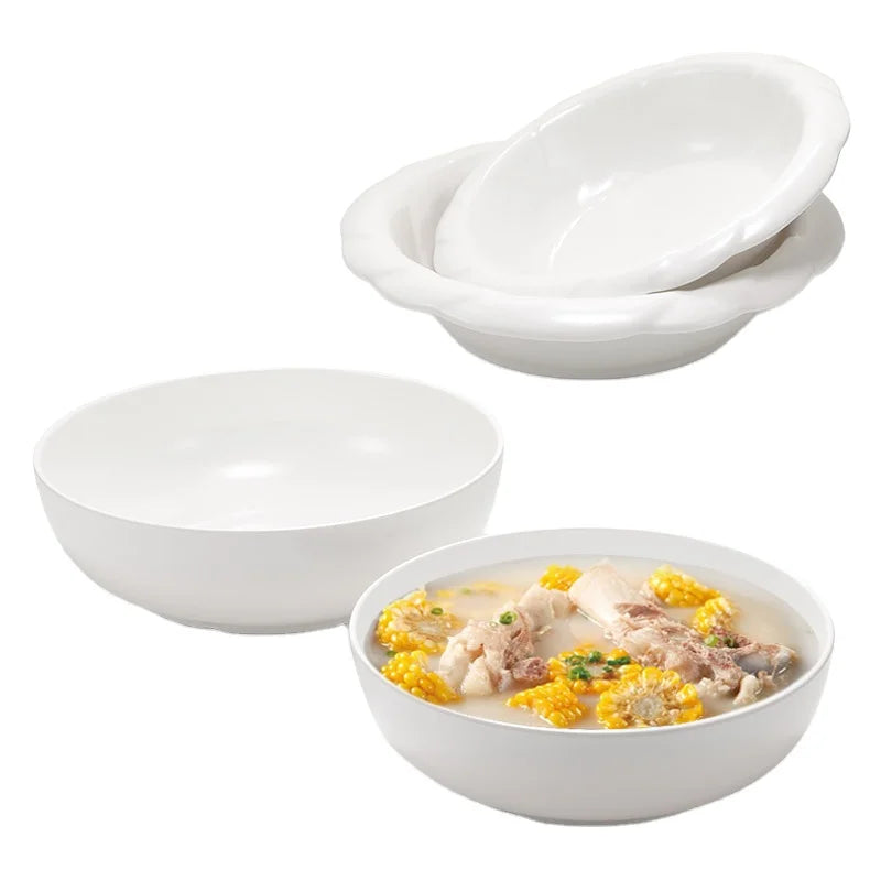 Wholesale Big Serving Bowl Melamine Plastic Salad Vegetable Mixing Bowl