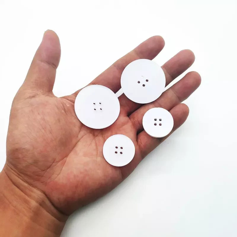 Qualisub Personalized 1" Acrylic Clothes Button Sublimation Clothes Button Blanks Decoration Clothes Button DIY Design