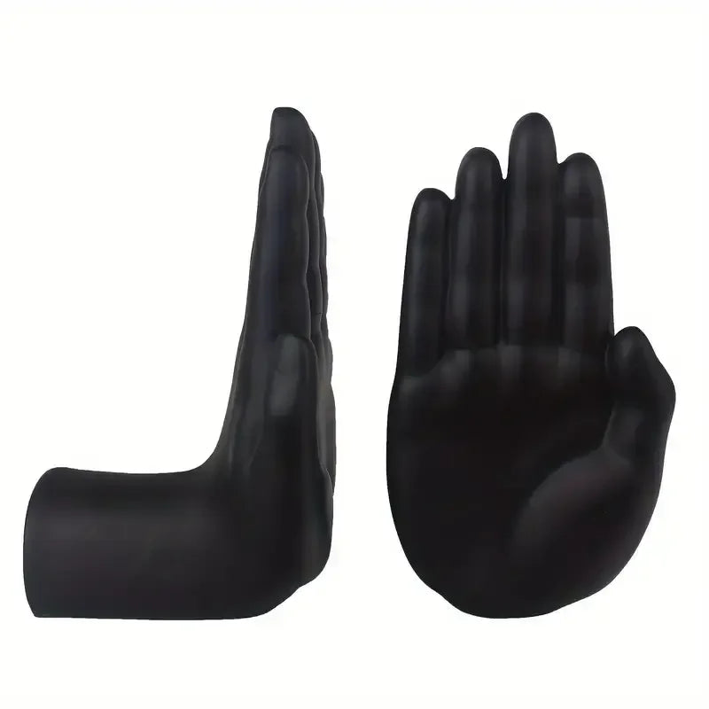 Hand-shaped Resin Crafts Bookends Hand-painted Artistic Design Fashion Home Office Decor Figurines
