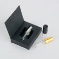 Fancy Fine Mist Thin Cosmetic Packaging 5ml Gold Silver Black Top Small Portable Refillable Glass Spray Perfume Bottle