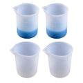 Easy to Clean Silicone Crystal Drop Gel Measuring Cups DIY Hand Tools 100ml Silicone Measuring Cups
