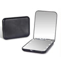 Travel Makeup Pocket Mirror Portable 1X/2X Magnification LED Compact Purse Mirror with Light Handheld Small Lighted for Gift