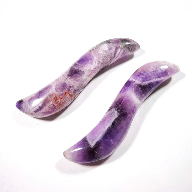HZ Hot Sale Rhodonite Jasper Guasha Anti Aging Slimming Whitening Facial Massage Gua Sha