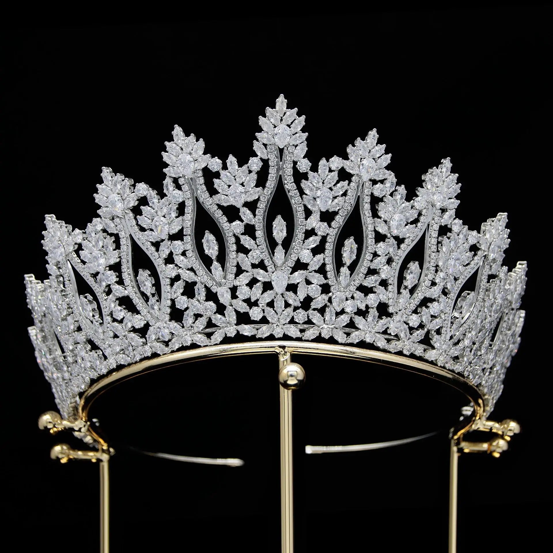 Zirconia Bridal Crowns for Weddings ZC17