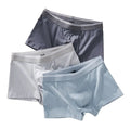 Men's Custom Logo Mid-Rise Nylon Boxer Briefs Breathable Knitted Fabric Underwear Logo Waist Quick Dry Eco-Friendly 4 Seasons