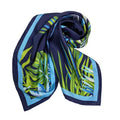 Large 100% Silk Twill Square Scarf Summer Leaf Digital Printed Scarf with Your Own Design for Women