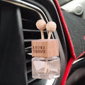 FinRu Empty Essential Oil Diffuser Bottle Car Air Freshener Vent Clip Perfume Diffuser Bottle Aromatherapy Fragrance Decoration