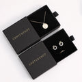 PUPPYSEW 9*9cm Cardboard Jewelry Box Personalized Packaging Drawer Box Necklace Ring Box With Logo Custom MegaBDM