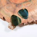 Hongzhuo European and American Music Blue Tiger Eye Guitar Accessories Picks Women Men's Metal Musical Instrument