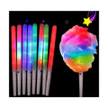 Led Cotton Candy Light Cones Colorful Glowing Luminous Marshmallow Cone Stick Party Favors Supply Flashing Color