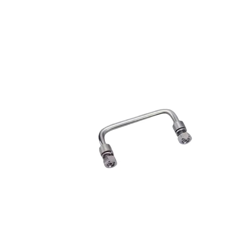 HB Stainless Steel Handle LS506-120mm Center Distance Foldable 90Â° Handle for Modern Industrial Machine Cabinet Doors