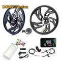 17 Inch 48V 60V 72V 1500W Brushless Gearless Electric E Bicycle Motorcycle Bike Rear Wheel Hub Motor Conversion Kit