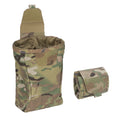 TOPTACPRO Nylon Drop Pouch 500D Cordura Nylon Fabric MOLLE Foldable Recycling Bag Tactical Dump Pouch