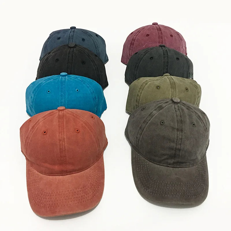 Unisex Custom Embroidery Logo 6-Panel Outdoor Fashion Unstructured Dad Hat Sporty Style Wash Cotton Material