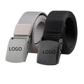 Factory  Men's Nylon Fabric Belt Plastic Buckle Outdoor Tactical Belt Hunting Hiking Sports Belt