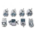 8pcs Stainless Steel Butterfly Valve Welding Clamps Holder Positioner Fixture Weld Holders Tool