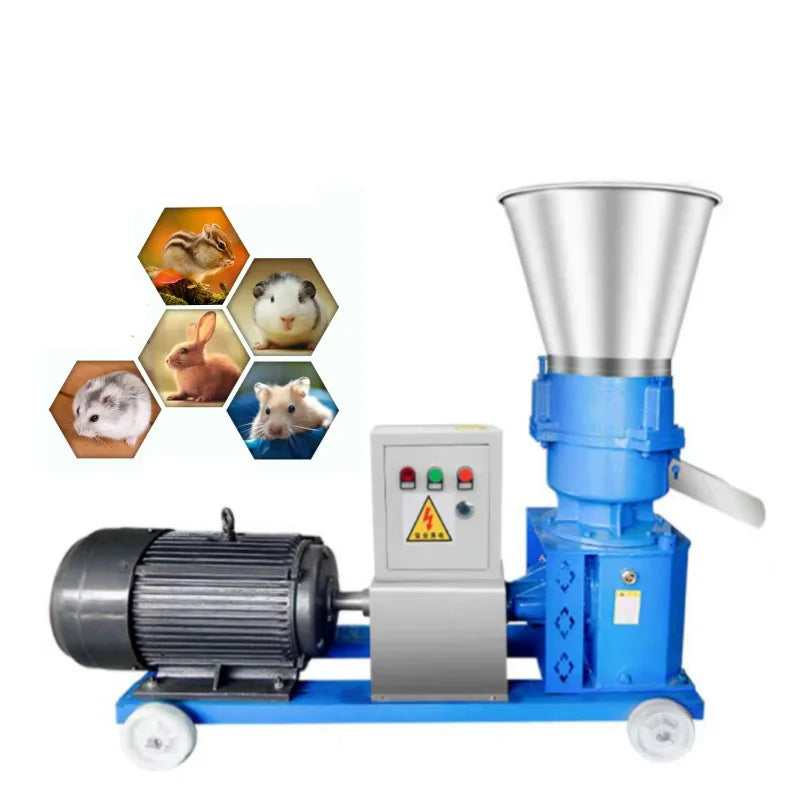Wholesale 2Mm-8Mm Pet Animal Pellet Fish Feed Pellet Making Extruder Machine 160 Feed Pellet Machine