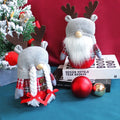 2023 Cute Christmas Led Gnomes White Gold Christmas Gnomes Plush for Christmas Decor Navidad Gifts