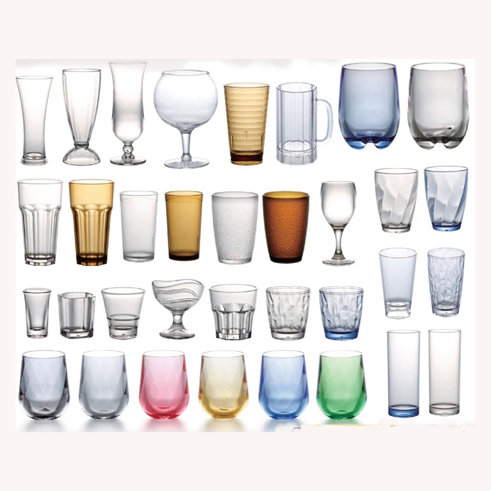 Clear Drinking Glasses Thick and Sturdy Water Glass Beer Tumbler
