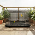 Cage Pour Oisoux Macaw Cocktail Finches Parrot Canary Aviary Cagebird Bird Cage With Tray