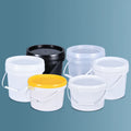 High Quality 5Ltr Plastic Bucket White Transparent Thickened Water Container Paint Packing Bucket