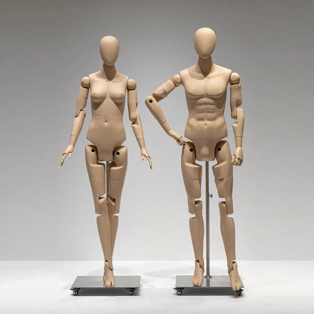 HM03 Female Male Robot Manikin Joints Movable Adjustable Human Mannequin