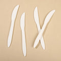 Manufacturer Cornstarch Cutlery Cornstarch Spoon Environmentally Degradable 6.5 Inches Disposable Cornstarch Knife For Table