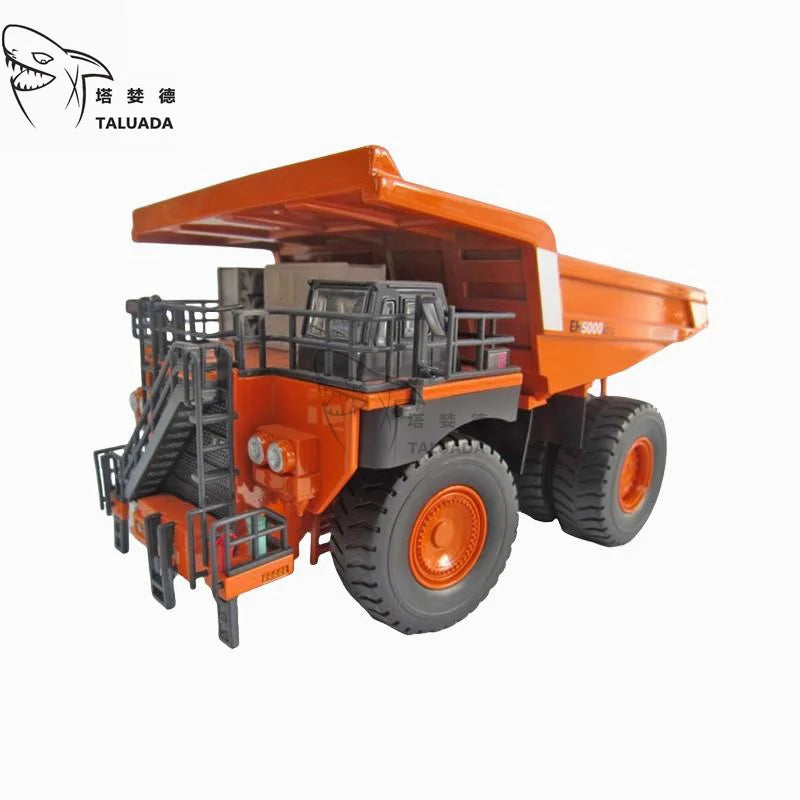 TALUADA EH5000AC-3 EX8000 Alloy 1:87 Scale Dump Truck Excavator Model Toy for Excavator Parts