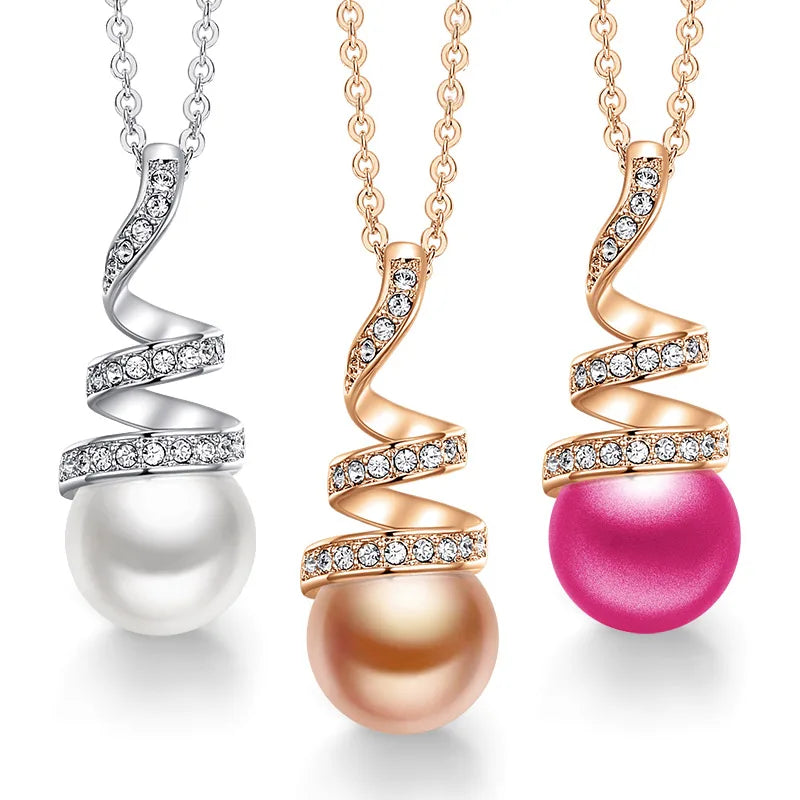 CDE Luxury Single Freshwater Pearl Necklace Colorful Real Pearl Jewelry Pink Black Gold Genuine Freshwater Real Pearl Necklace