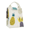 Ruthbag Reusable Eco-Friendly Insulated 2 Persons Lunch Box Tote Fashion Canvas Fabric Zipper Closure Aluminum Foil Women's