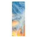 Anti slip Folding Yoga Mat Eco Friendly Natural Rubber Suede Yoga Mat Factory