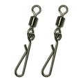2#-10# Rolling Swivel Fishing Connector Pin Snap for Carp Fishing Accessories Swivels & Snaps