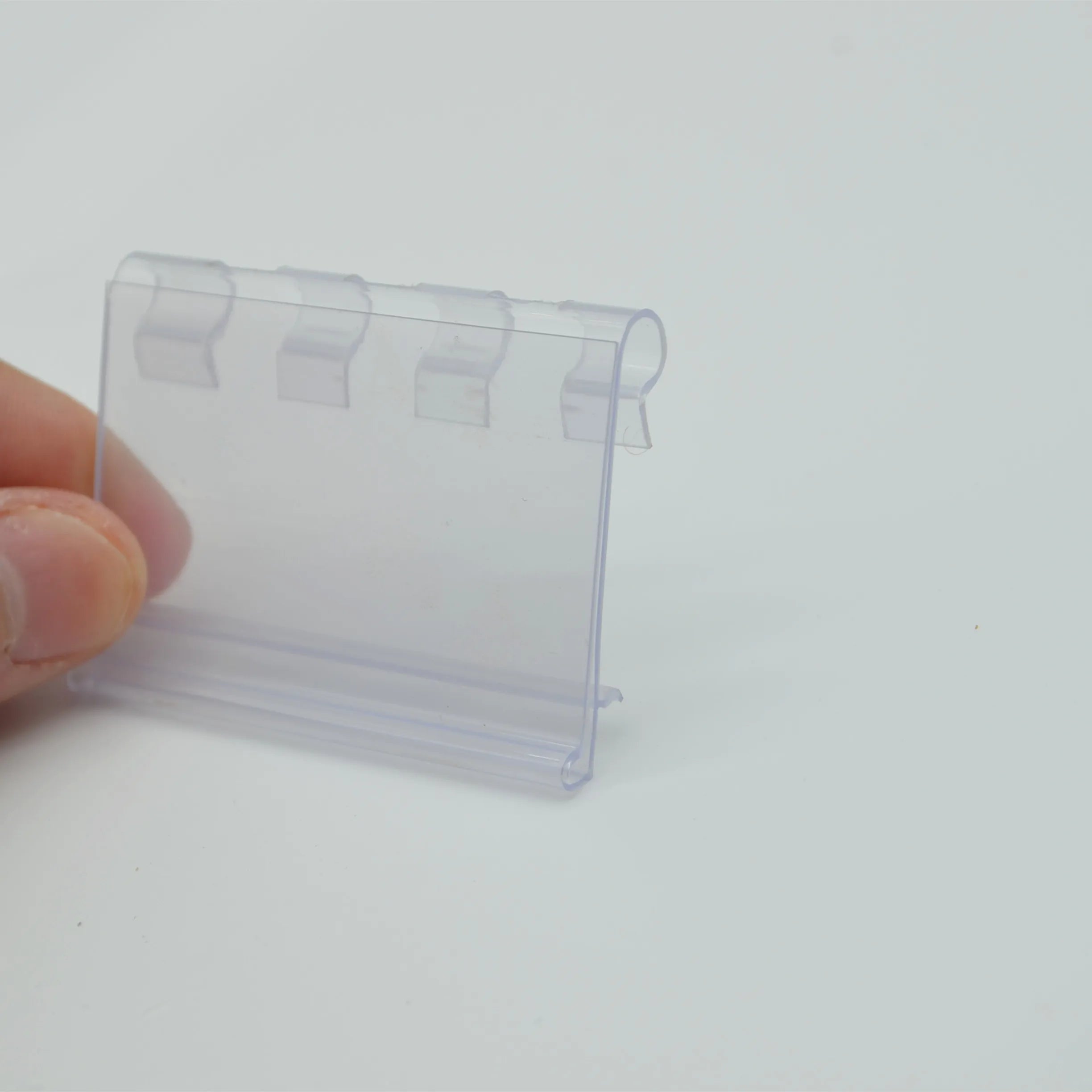 Plastic Extrusion Profile Display Hook for Supermarket Shelf