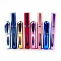 8ml 5ml Portable Refillable Aluminum Perfume Atomizer with Pump Sprayer and Custom Engraving