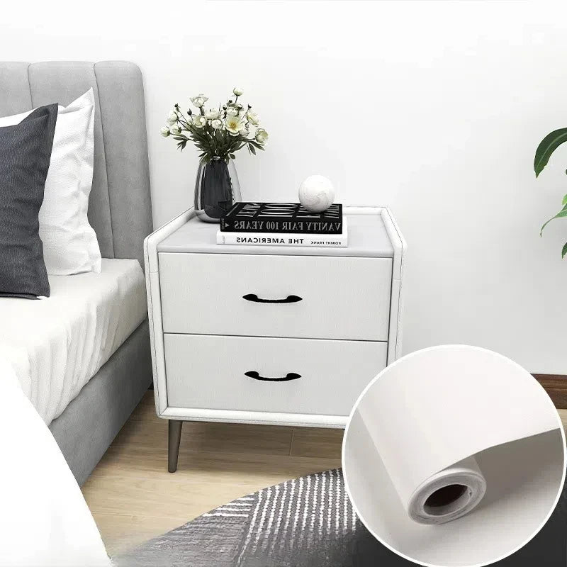 Self-Adhesive Wood Grain Wallpaper with Air Vent Groove Extra Thick Waterproof for Bedroom Living Room Desks Cabinets