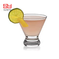 Sunyo New Fashion Design Handmade 8 Oz Crystal Clear Bar Stemless Cocktail Martini Glass Wholesale Cocktail Glasses