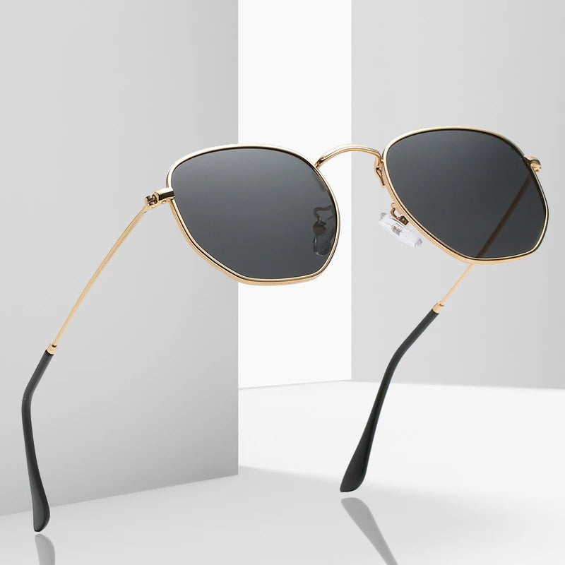 New Design Retro Sunglasses for Ladies High Quality TAC Lens with UV400 Multiple Frame Colors Including Blue White Gold Red Gray